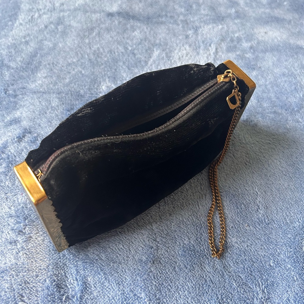Rare Dorset vintage velvet Evening Clutch
